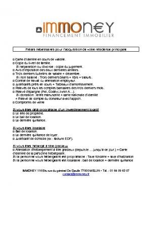 Acquisition résidence principale